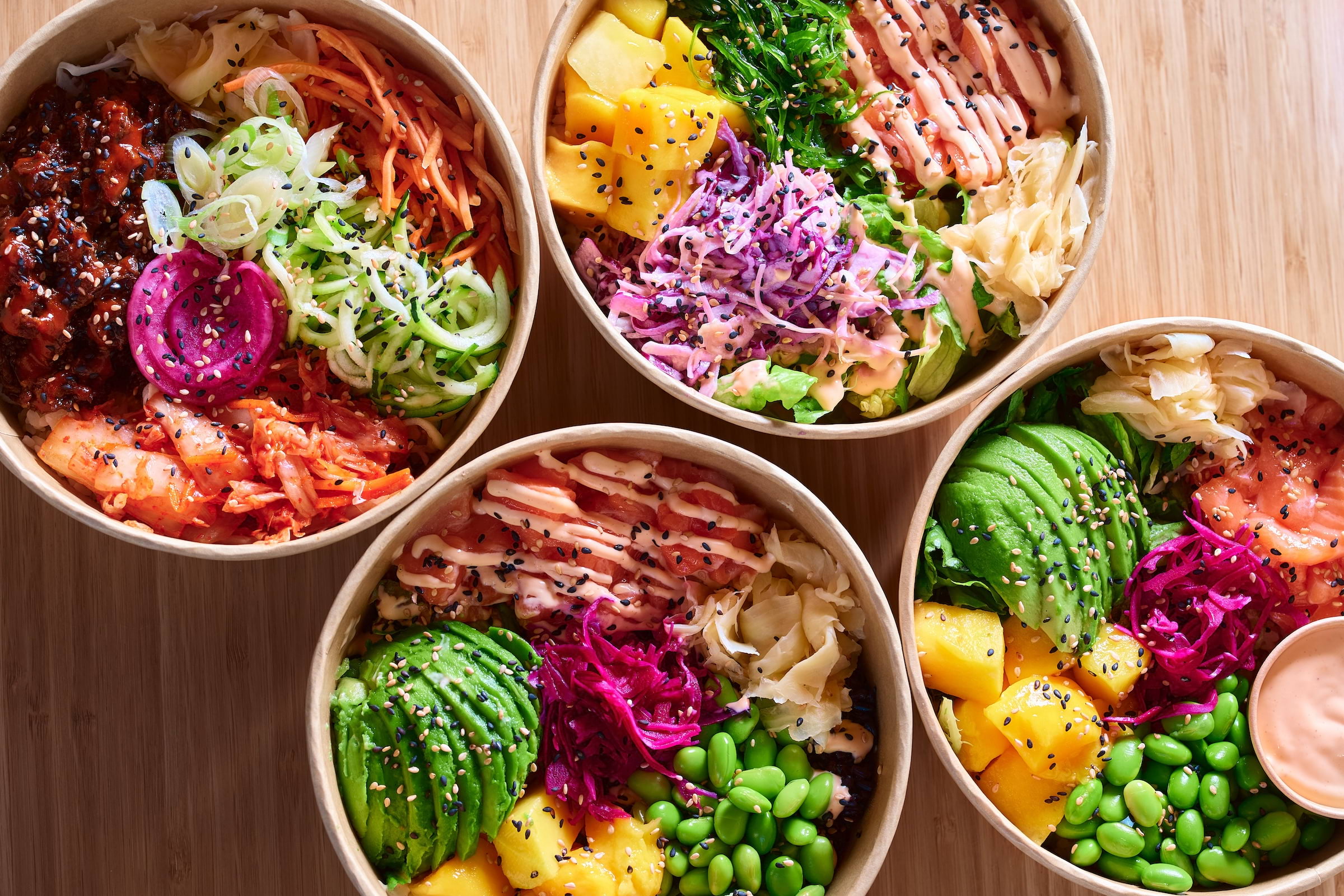 Poké bowls från Hawaii Poké.