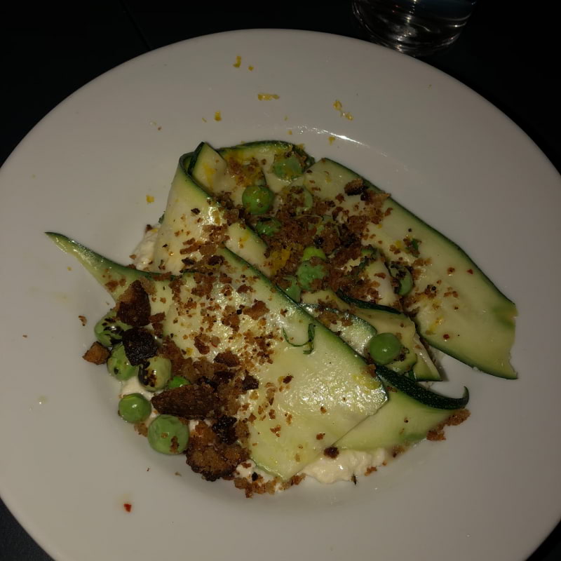 Zucchini med ricotta – Photo from Bar Agrikultur by David F. (12/05/2021)