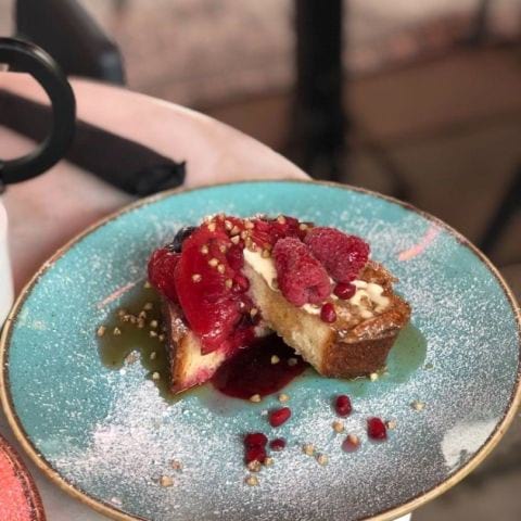 French toast – Photo from Brunchoteket Linné by Agnes L. (24/09/2019)