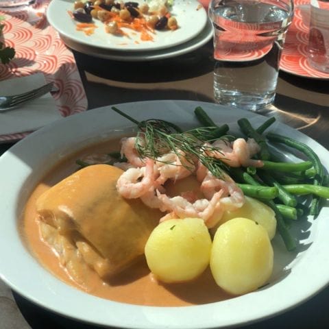 Sådär fiskrätt  – Bild från EAT Market av Annelie V. (2019-08-18)