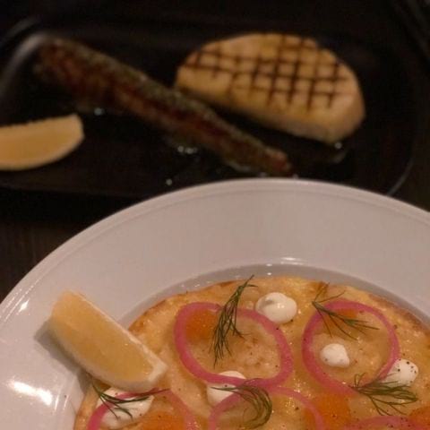 Löjromspizza och pulpo – Photo from Fröken Vandal by Agnes L. (16/11/2018)