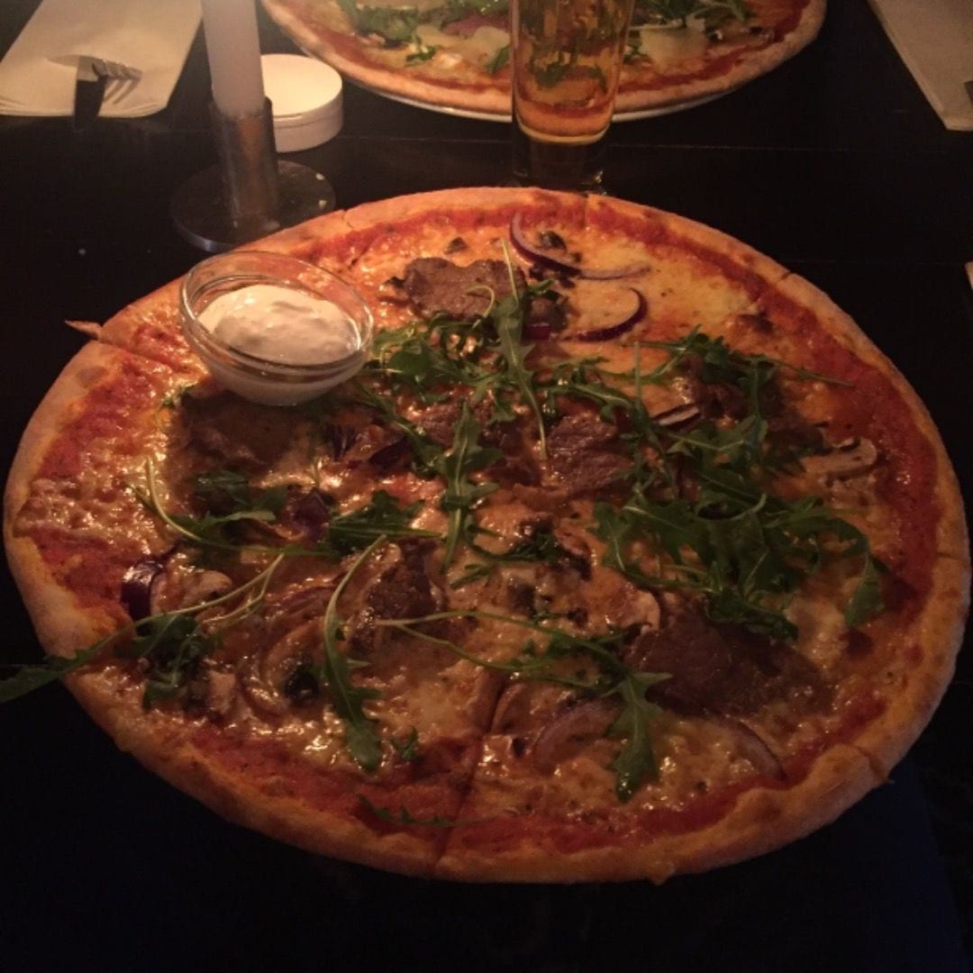 Oxfilépizza på Grappa – Photo from Grappa Matsal & Bar by Peter B. (17/04/2019)
