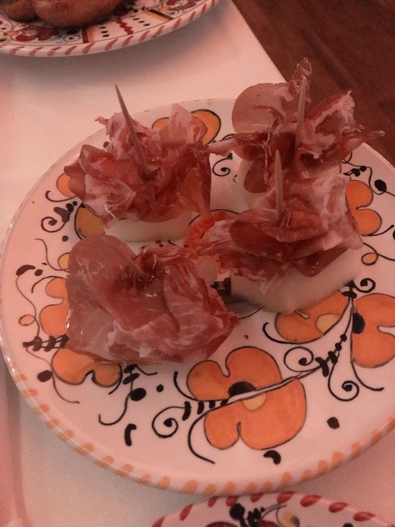Melon, prosciutto och chili – Bild från L'Avventura av Lisa S. (2019-08-25)