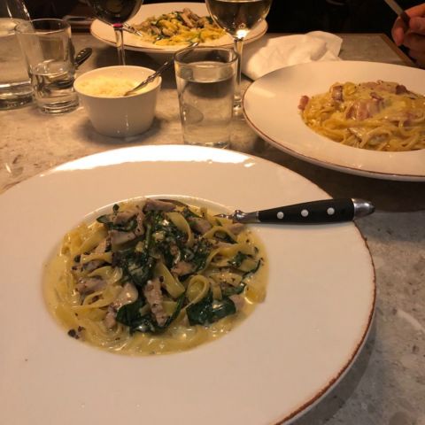 Tryffelpasta & carbonara – Photo from La Nonna by Mythu L. (18/02/2020)