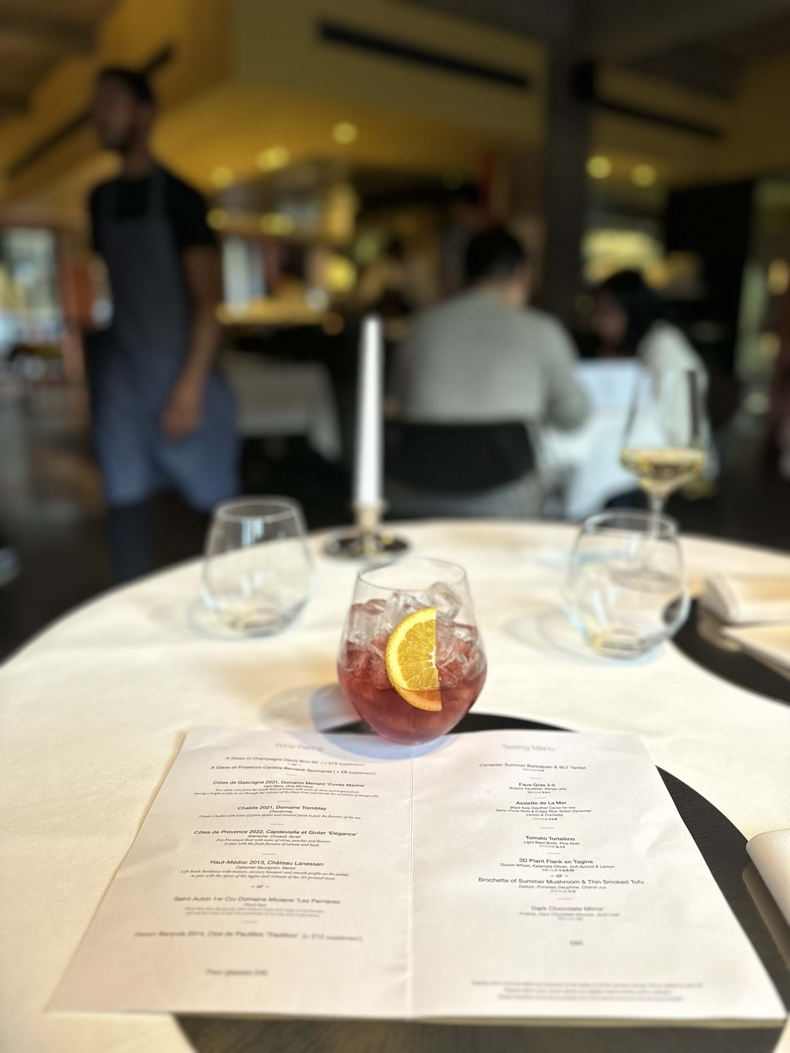 Negroni to start – Photo from Studio Gauthier by Sara C. (28/08/2023)