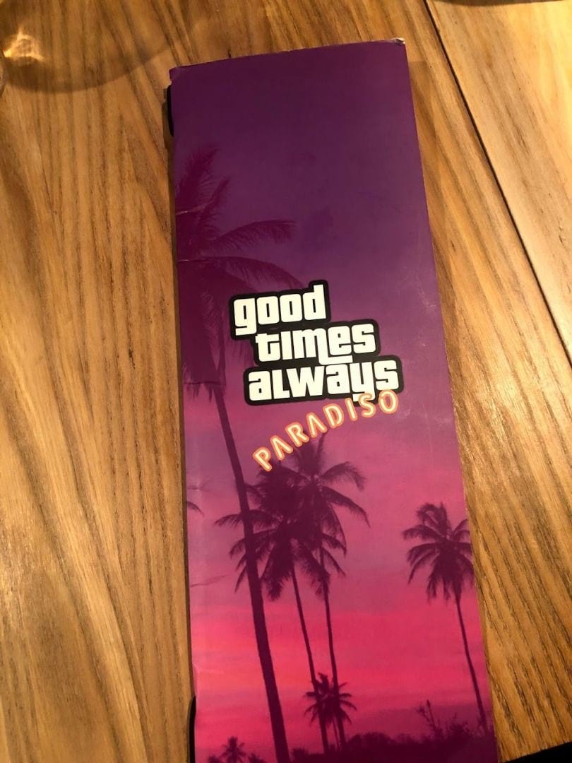 Gillade mest med stället: GTA-typsnittet – Photo from Paradiso by Malin B. (02/09/2019)