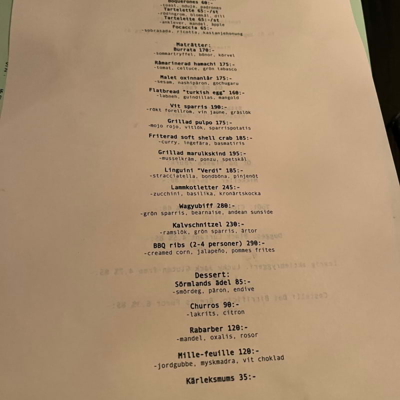 Bild från Restaurang Sensum av Thomas N. (2023-04-28)