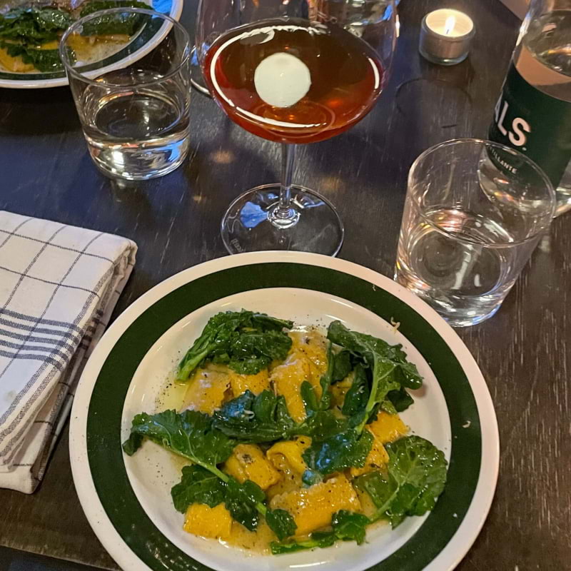 Pasta med rapsskott – Photo from Restaurang Triton by Lisa M. (28/04/2024)