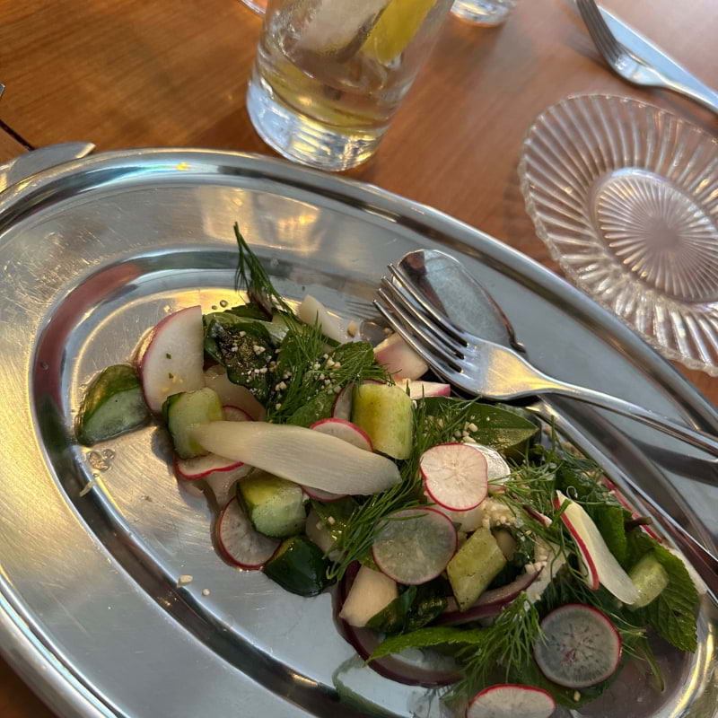 Himachi, tema Tåg – Photo from Woodstockholm Matbar by Fredrik J. (05/06/2023)