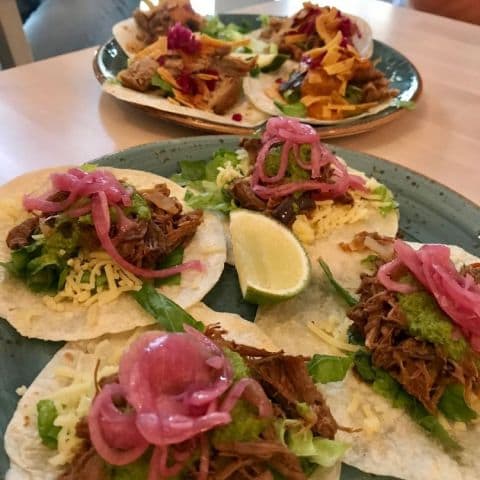 Pulled pork tacos – Photo from Yuc Mexican by Robin N. (05/07/2018)
